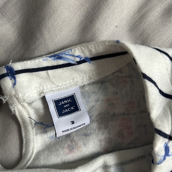 Janie and Jack 3/4 length sleeve top - Picture 2 of 3